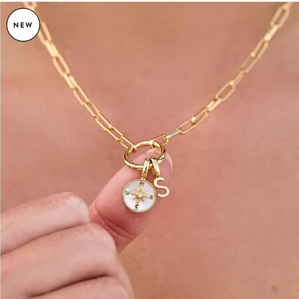 PURA VIDA-HARPER ROUND CHARM CHAIN CHOKER - Picture 2 of 2